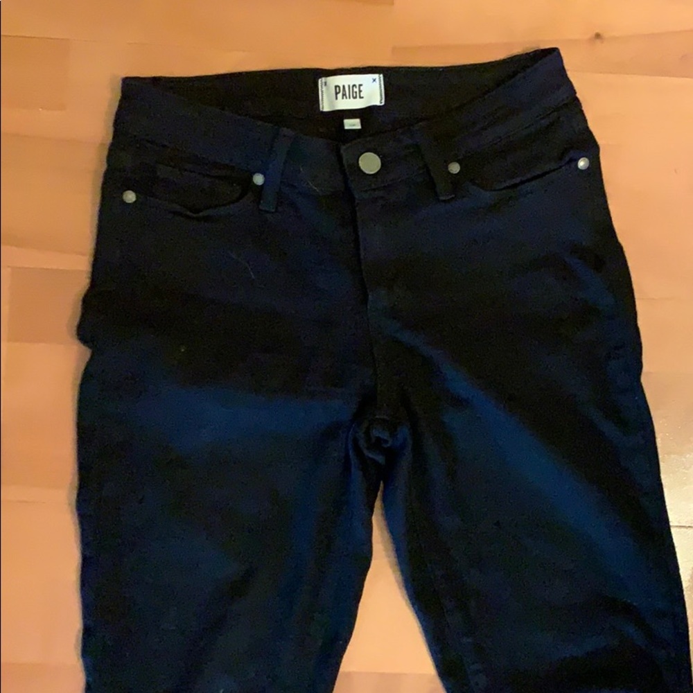 Black PAIGE Verdugo Ultra Skinny